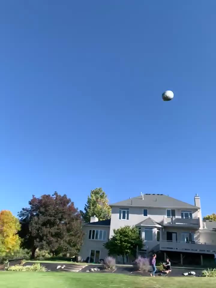Alyssa can throw the deep ball