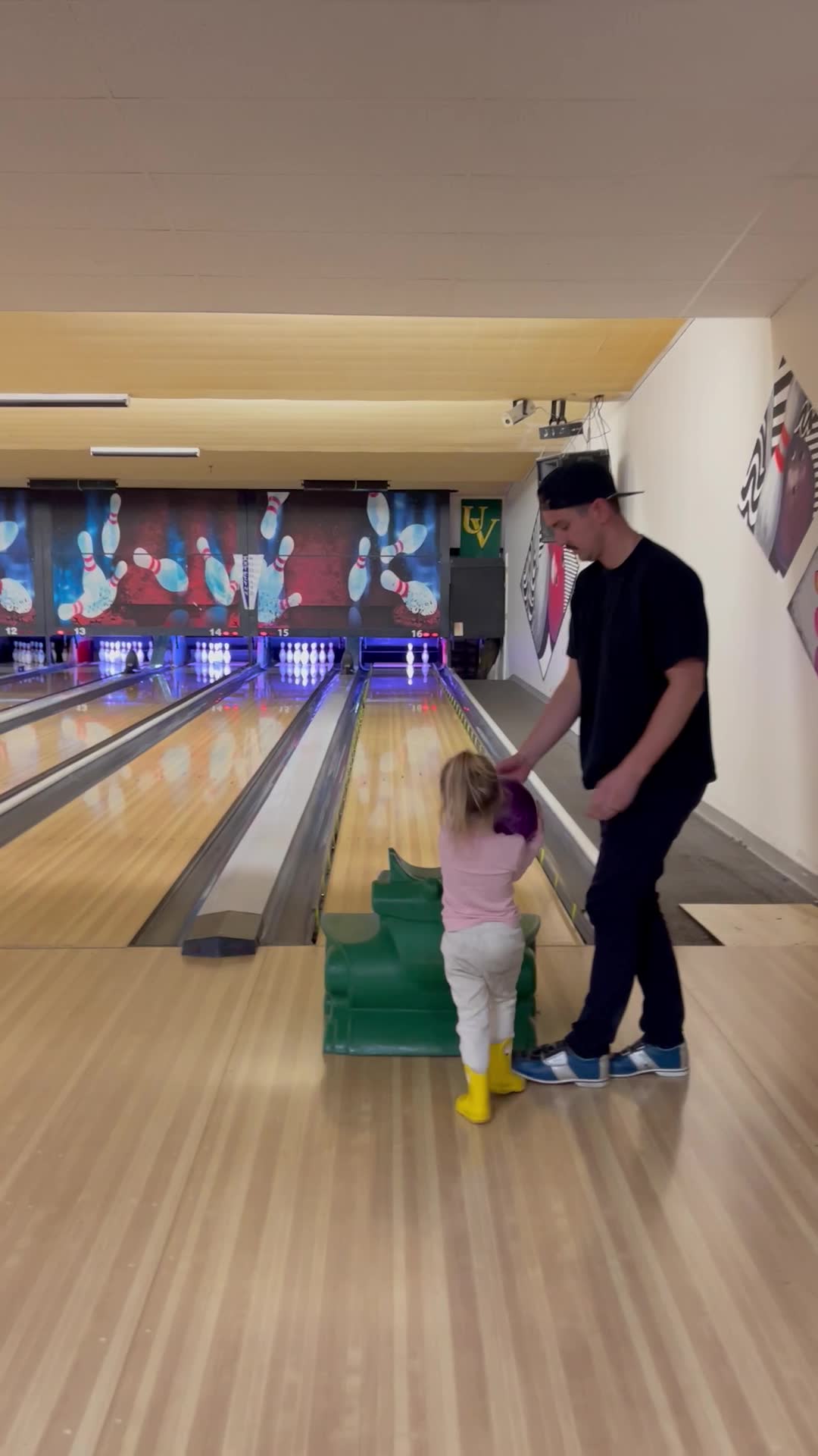 Evie bowling prowess
